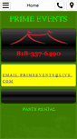 Mobile Screenshot of primeeventspartyrental.com